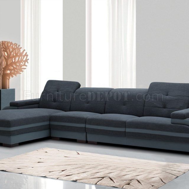 15 Best Ideas Molnar Upholstered Sectional Sofas Blue/gray