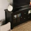 Solid Wood Black Tv Stands (Photo 20 of 20)