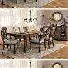 Wyatt 7 Piece Dining Sets With Celler Teal Chairs (Photo 19 of 25)