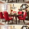 Wyatt 6 Piece Dining Sets With Celler Teal Chairs (Photo 13 of 25)