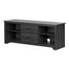 Wide Tv Stands Entertainment Center Columbia Walnut/Black (Photo 3 of 15)