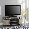 Tv Stands Cabinet Media Console Shelves 2 Drawers With Led Light (Photo 13 of 15)