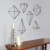 Geometric Shapes Wall Accents (Photo 2 of 15)