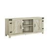 Woven Paths Farmhouse Barn Door Tv Stands in Multiple Finishes (Photo 6 of 14)