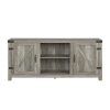 Modern Farmhouse Style 58" Tv Stands With Sliding Barn Door (Photo 2 of 15)
