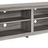 Gray French Oak Tv Stand / Unit With 2 Drawers And Shelves intended for Best and Newest Grey Wood Tv Stands (Photo 4819 of 7825)