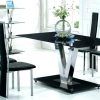 Black Glass Dining Tables and 6 Chairs (Photo 17 of 25)