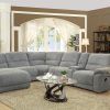 Denali Charcoal Grey 6 Piece Reclining Sectionals With 2 Power Headrests (Photo 21 of 25)