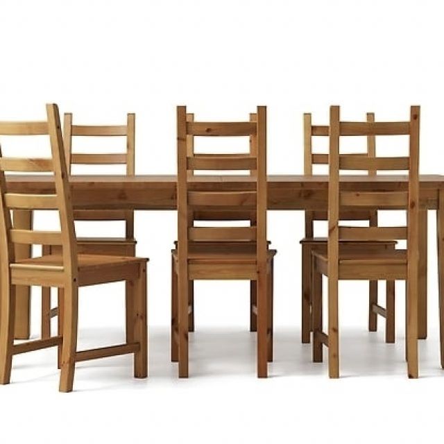 25 Collection of 6 Seat Dining Tables and Chairs
