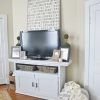 57'' Tv Stands With Led Lights Modern Entertainment Center (Photo 9 of 15)