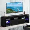47" Tv Stands High Gloss Tv Cabinet With 2 Drawers (Photo 1 of 15)