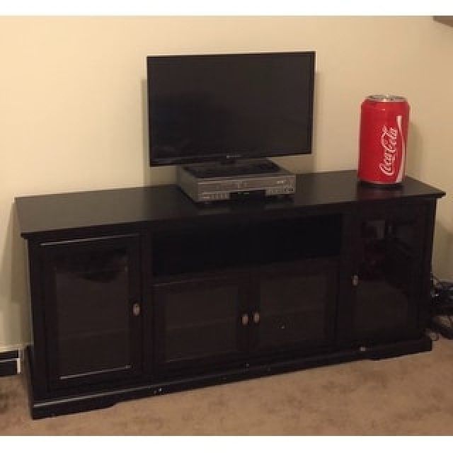 15 The Best Tabletop Tv Stands Base with Black Metal Tv Mount