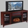 Tv Stands Cabinet Media Console Shelves 2 Drawers With Led Light (Photo 14 of 15)