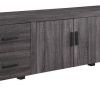 Bristol Gray French Oak Tv Stand - Contemporary - Entertainment inside Most Up-to-Date Grey Wood Tv Stands (Photo 4823 of 7825)
