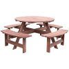 Laconia 7 Pieces Solid Wood Dining Sets (Set of 7) (Photo 20 of 25)