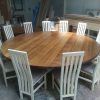 8 Seater Round Dining Table and Chairs (Photo 8 of 25)