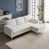 Small L Shaped Sectional Sofas in Beige (Photo 14 of 15)