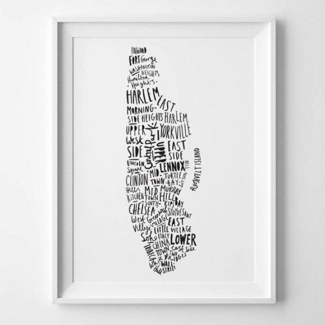 20 Best Collection of Nyc Map Wall Art