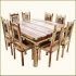 2024 Popular Solid Oak Dining Tables and 8 Chairs