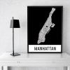 Manhattan Map Wall Art (Photo 17 of 20)