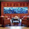 Anti-Stress: Aquariums in Living Room (Photo 8 of 21)