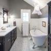 Black and White Bathroom: Great Decision for an Eye-Catching Bathroom (Photo 9 of 10)