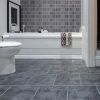 Gray Tile Bathroom Flooring Concept (Photo 3 of 15)