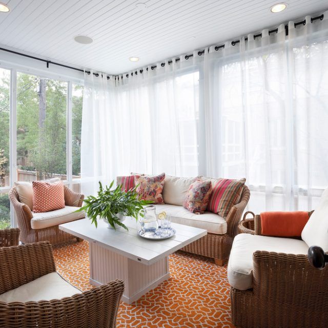 5 Ideas of Simple Curtains for Triple Windows