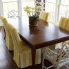 Dining Room Chair Slipcovers for On Budget Re-decoration (Photo 9 of 10)