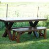The Picnic Bench Style Dining Tables (Photo 3 of 10)