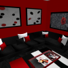 unique-table-lamp-design-and-modern-bedroom-set-with-red-platform-bed-plus-white-cabinets-idea (Photo 3109 of 7825)