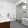 Gray Tile Bathroom Flooring Concept (Photo 14 of 15)