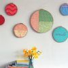 Embroidery Hoop Fabric Wall Art (Photo 2 of 15)