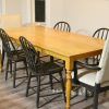 Washed Old Oak & Waxed Black Legs Bar Tables (Photo 9 of 25)