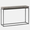 Parsons Grey Marble Top & Brass Base 48X16 Console Tables (Photo 24 of 25)
