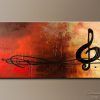 Abstract Musical Notes Piano Jazz Wall Artwork (Photo 17 of 20)
