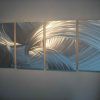 Large Abstract Metal Wall Art (Photo 1 of 20)
