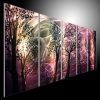 Abstract Metal Wall Art Painting (Photo 5 of 15)