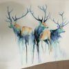 Abstract Deer Wall Art (Photo 5 of 15)