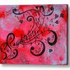 Abstract Musical Notes Piano Jazz Wall Artwork (Photo 12 of 20)