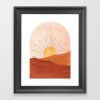 Abstract Terracotta Landscape Wall Art (Photo 9 of 15)