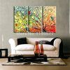 Abstract Wall Art Living Room (Photo 3 of 15)