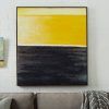 Yellow and Grey Abstract Wall Art (Photo 9 of 15)