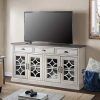 Modern Tv Stands in Oak Wood and Black Accents With Storage Doors (Photo 6 of 15)