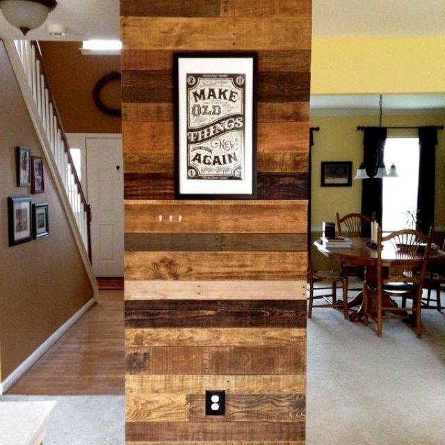 2024 Popular Wall Accents with Pallets