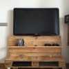 Wooden Tv Stand With Wheels (Photo 5 of 20)