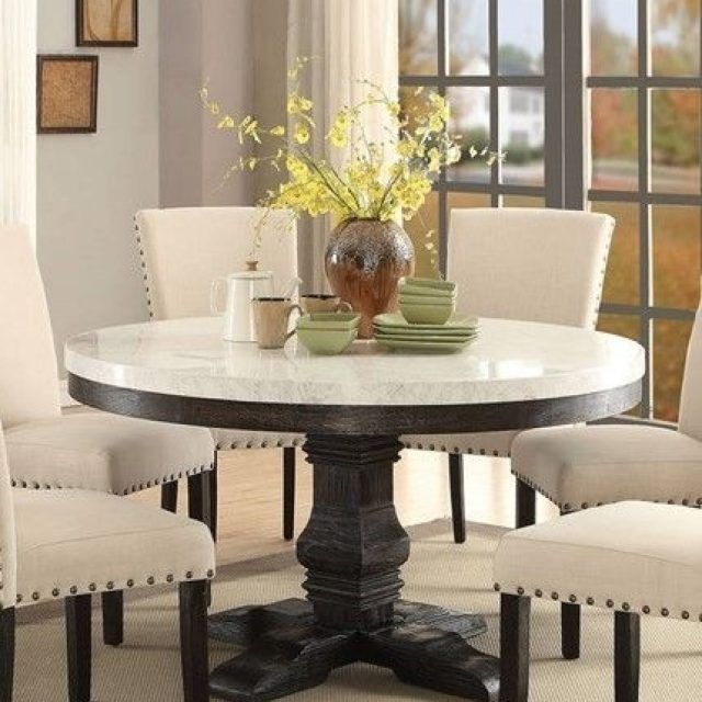 2024 Popular Pedestal Dining Tables and Chairs