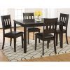 Adan 5 Piece Solid Wood Dining Sets (Set of 5) (Photo 1 of 25)