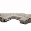 Tenny Dark Grey 2 Piece Left Facing Chaise Sectionals With 2 Headrest (Photo 17 of 25)