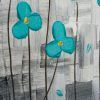 Teal Flower Canvas Wall Art (Photo 3 of 20)